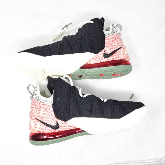 Nike Lebron 18 XVIII x Diana Taurasi GOAT CQ9283-008 Black Red Ivory Sage sz 8 - Picture 4 of 12